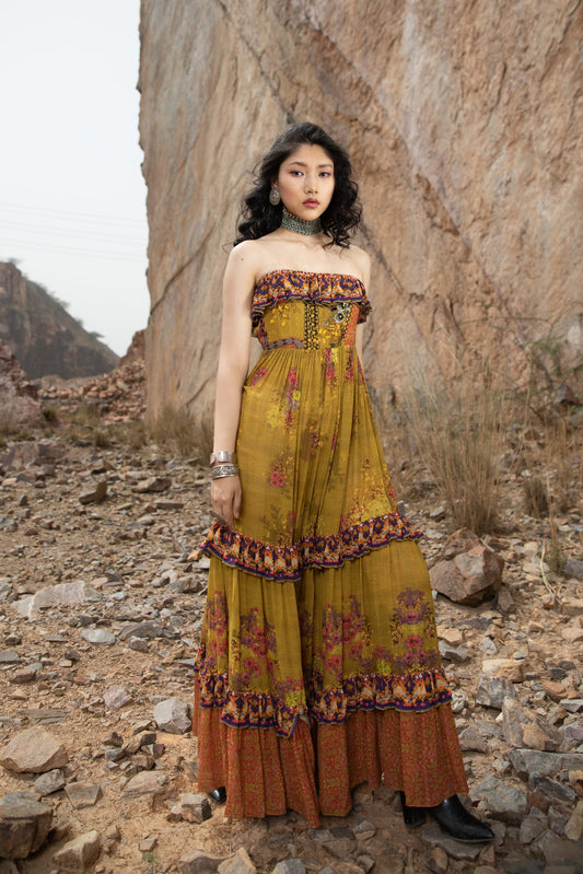 LAUMA STRAPLESS MAXI DRESS