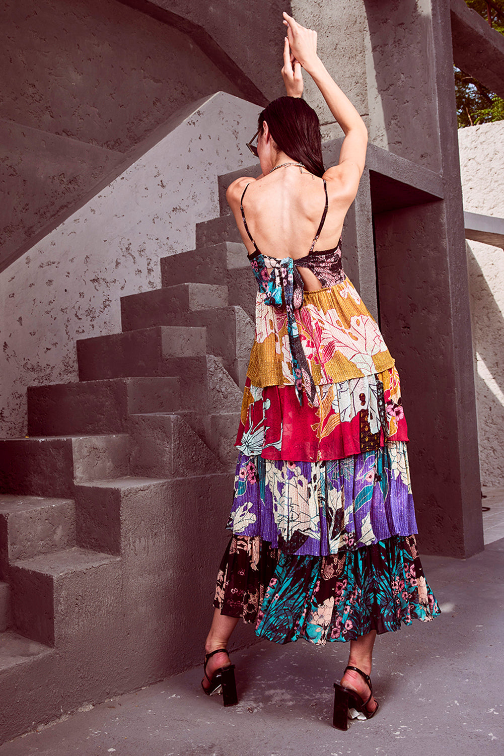 TIERED MAXI DRESS