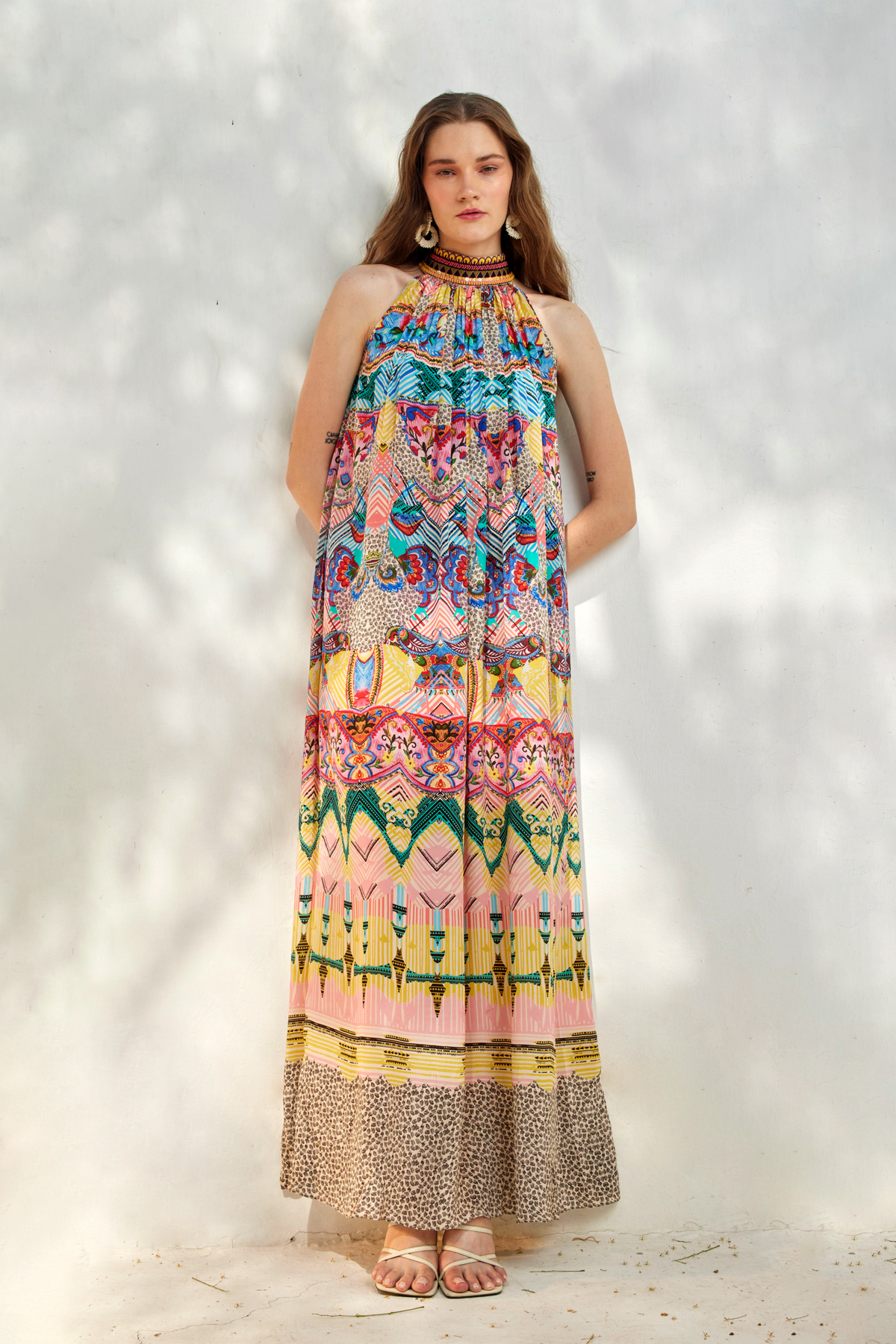 HALTER NECK MAXI DRESS