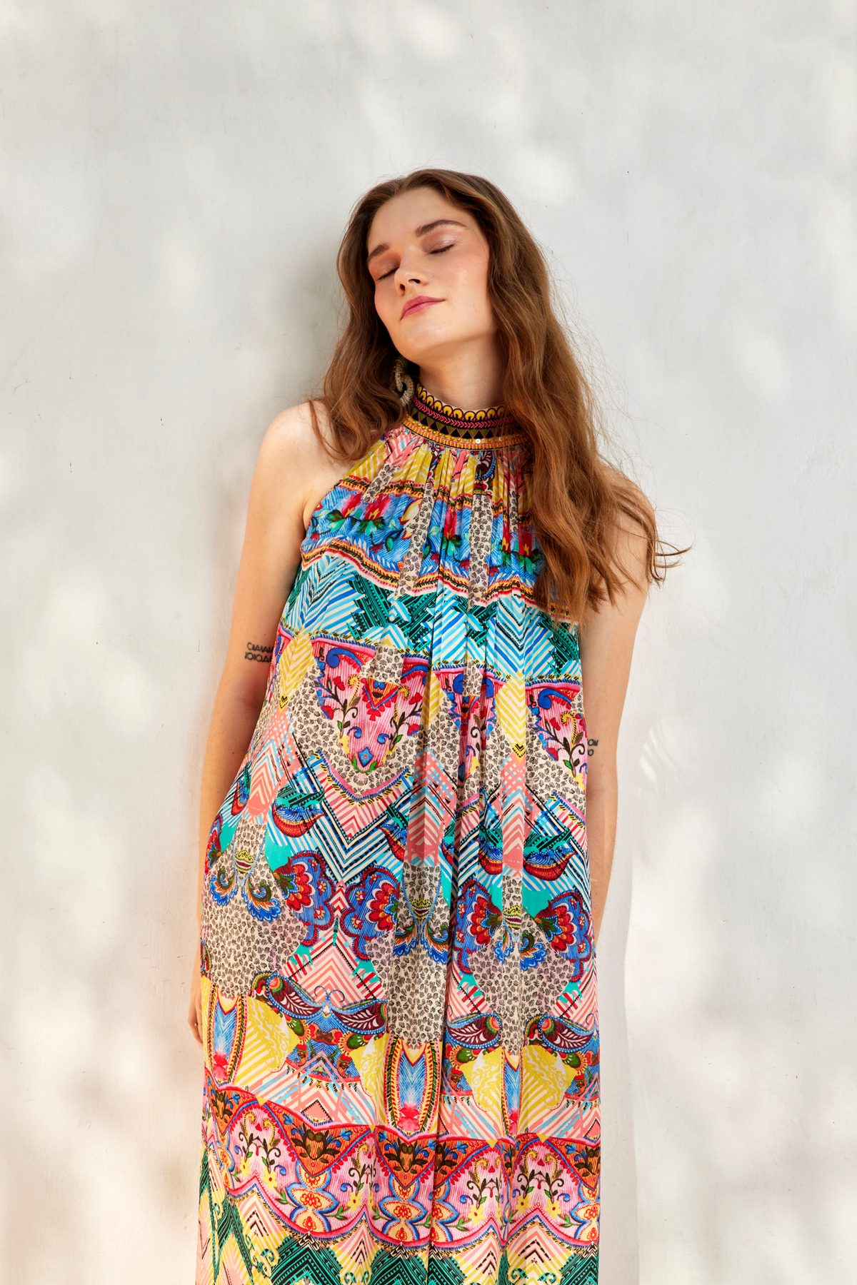 HALTER NECK MAXI DRESS